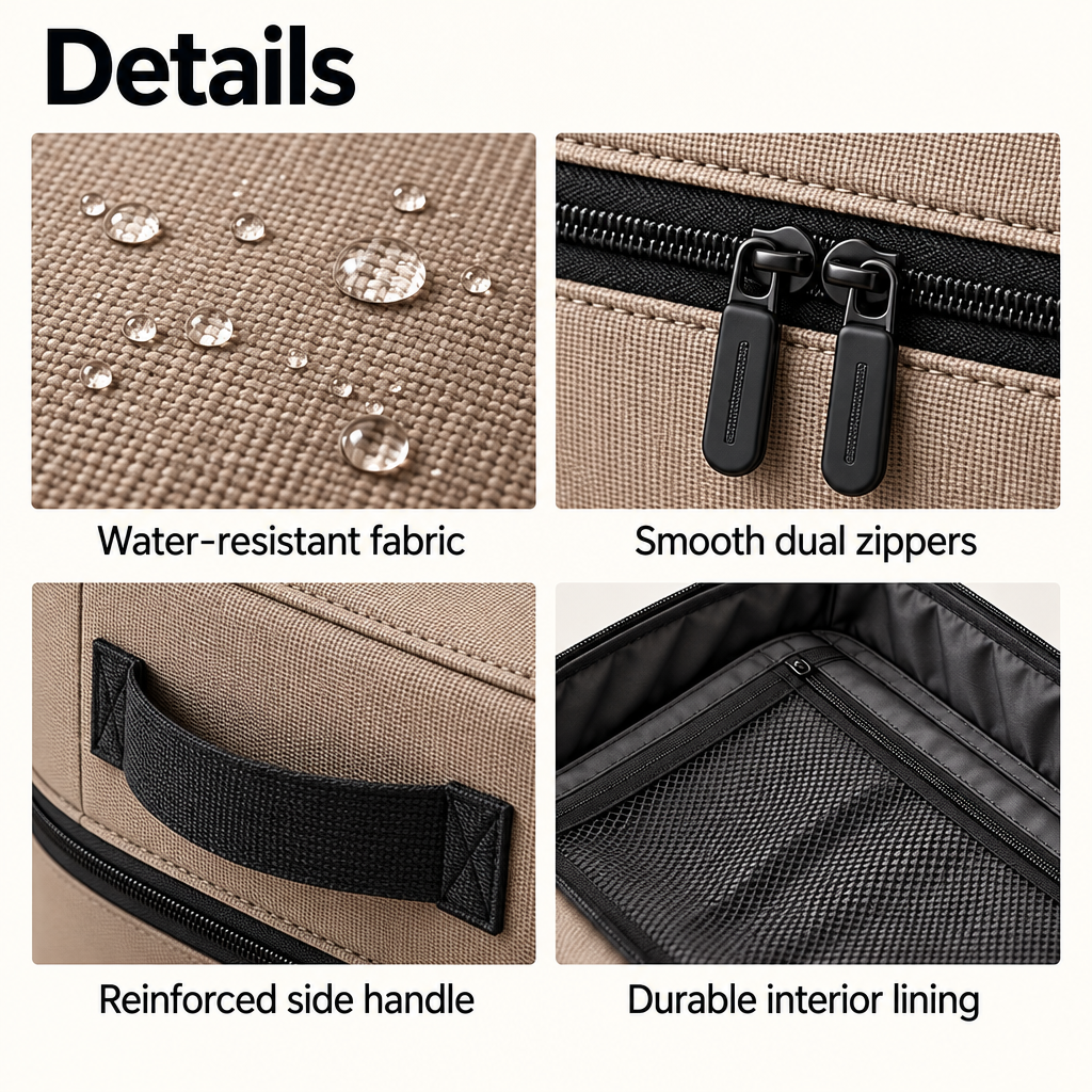 Steepix™ Two-Compartment Travel Compression Case with Carry Handle