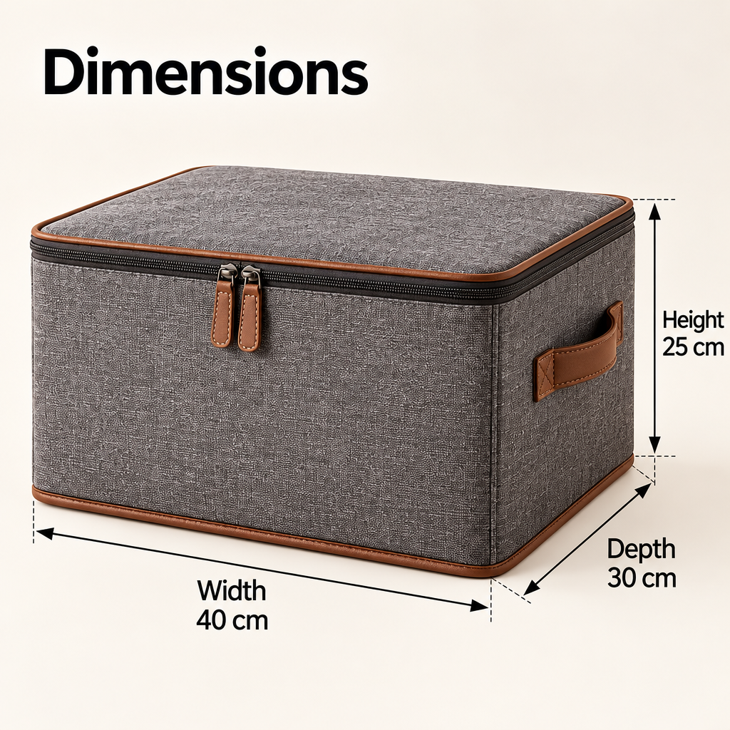 Steepix™ Winter Gear Storage Trunk with Zippered Lid and Side Handles